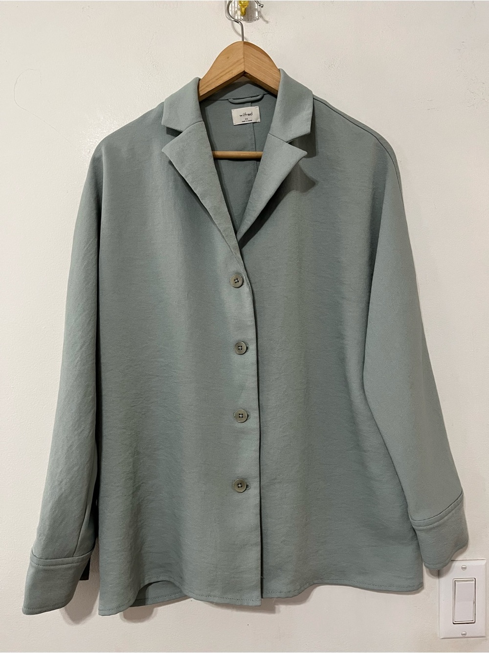 Aritzia Wilfred Oversized Flowy Blouse XS